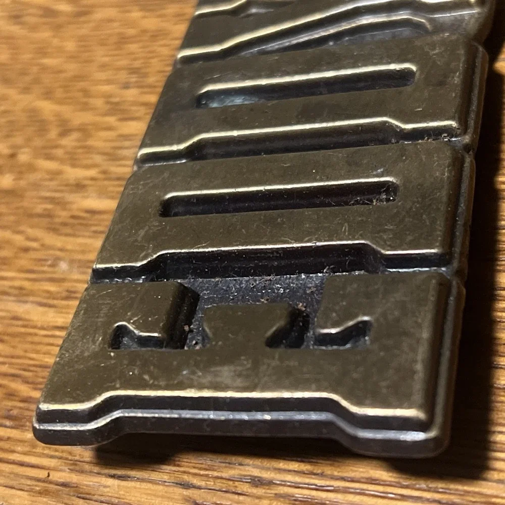 Vintage M.B.C.I. Solid Brass Name Belt Buckle – USA Cast Brass –EDDY – 1970s B12